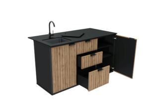 Keter Compact cuisine d'extérieur 168,5x85x95 cm